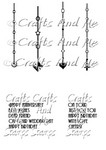 *New*Art Deco Words and Embellishments Digital Stamps